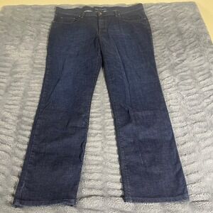 Mott & Bow Mens Slim Fit Jeans Dark Indigo Blue 40x32 Comfort Stretch Denim
